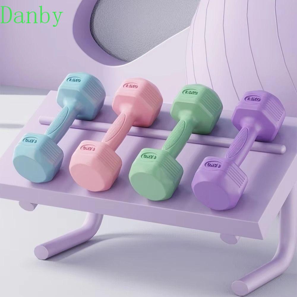DANBY Dumbbell, Non-Slip Comfort Womens Small Dumbbells, Gym Equipment Yoga Stable ทนทานแอโรบิก Dumb