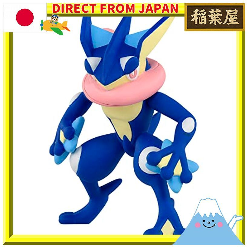TAKARA TOMY Pokémon Moncolle MS-08 Greninja (Gekkouga) ฟิกเกอร์มินิ พร้อมฐาน