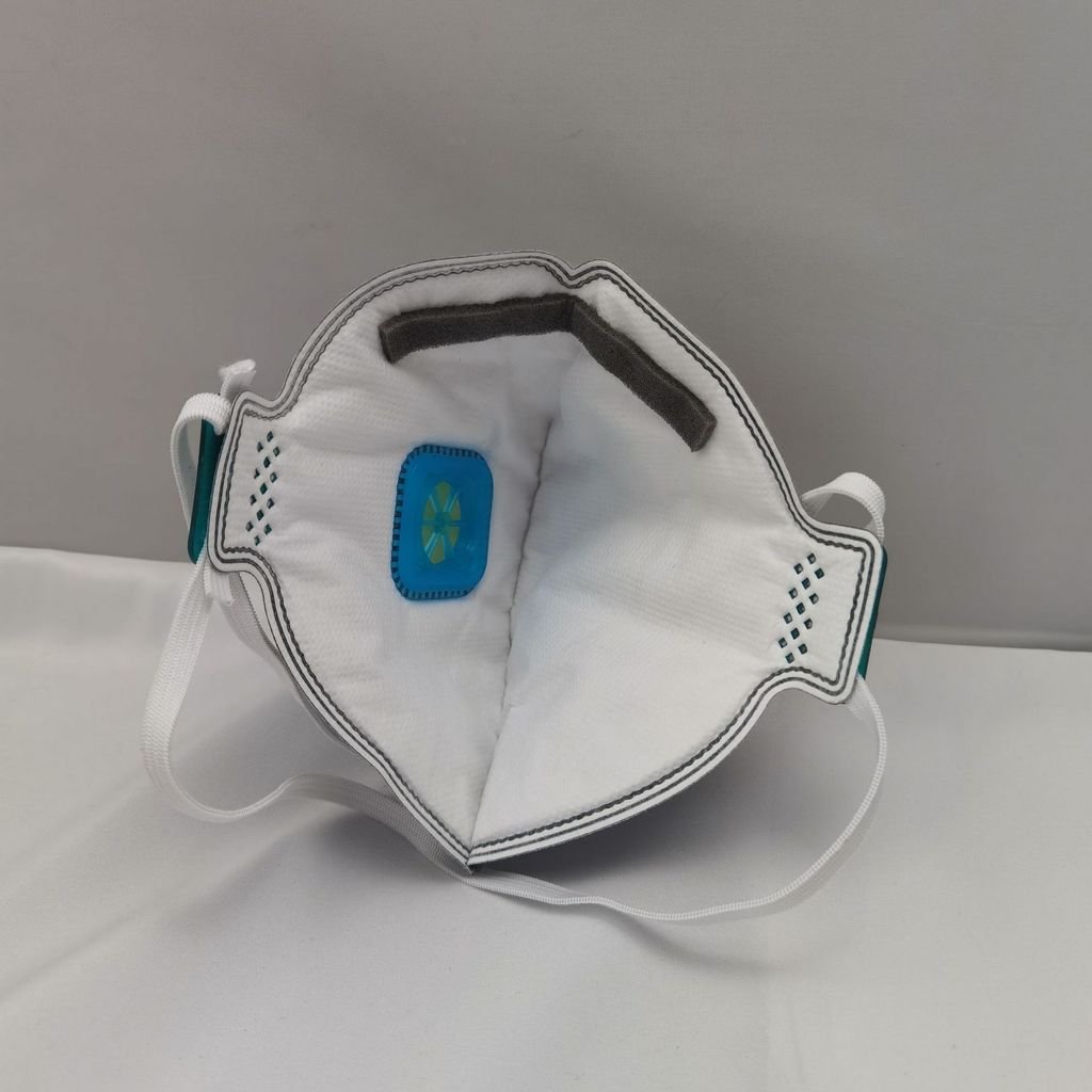 แหล่ง FFP2 ถ่านกัมมันต์หน้ากากพับได้บรรจุ Melt Sprinkler Head-Mounted Mask CE