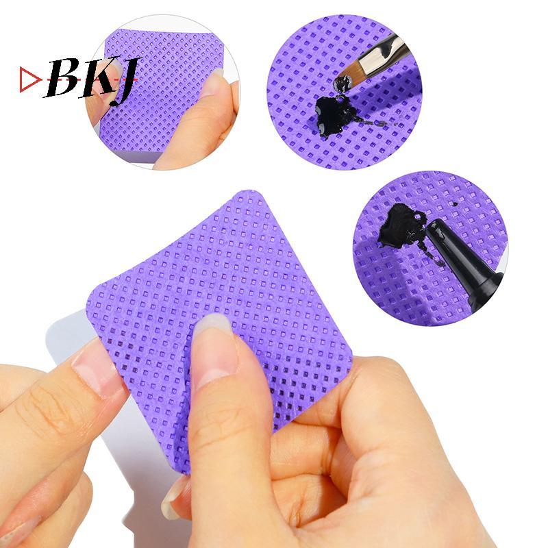 [BKJ] แผ่นทําความสะอาดกาวต่อเล็บและขนตา Lint Free [ใหม่]