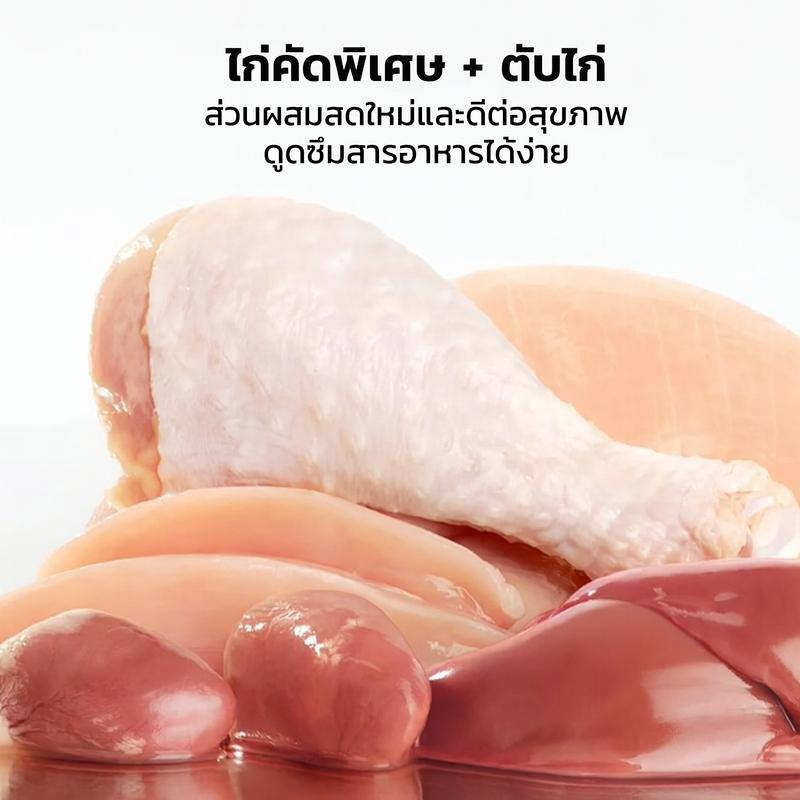 THSPET ขนมสุนัข ขนมแมว ขนมเคี้ยวสำหรับสุนัข เม็ดเคี้ยวนิ่ม ขนมขบเคี้ยวบำรุงขน 125 Soft Chews