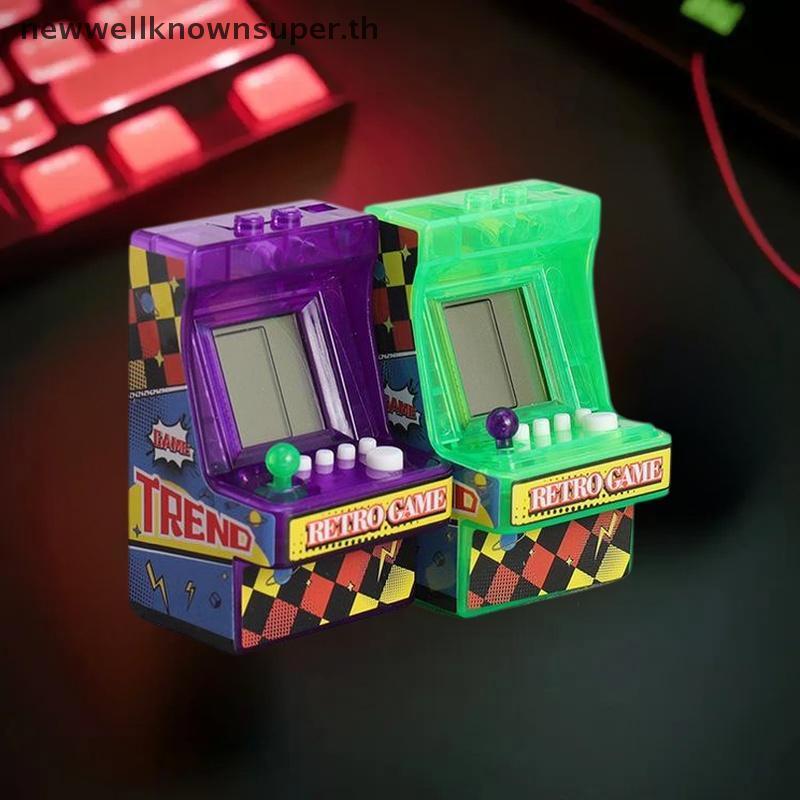 ใหม่ เครื่องเล่นเกม Tetris Mini Arcade แบบพกพา - ของเล่นเดสก์ท็อปย้อนยุค SUPER
