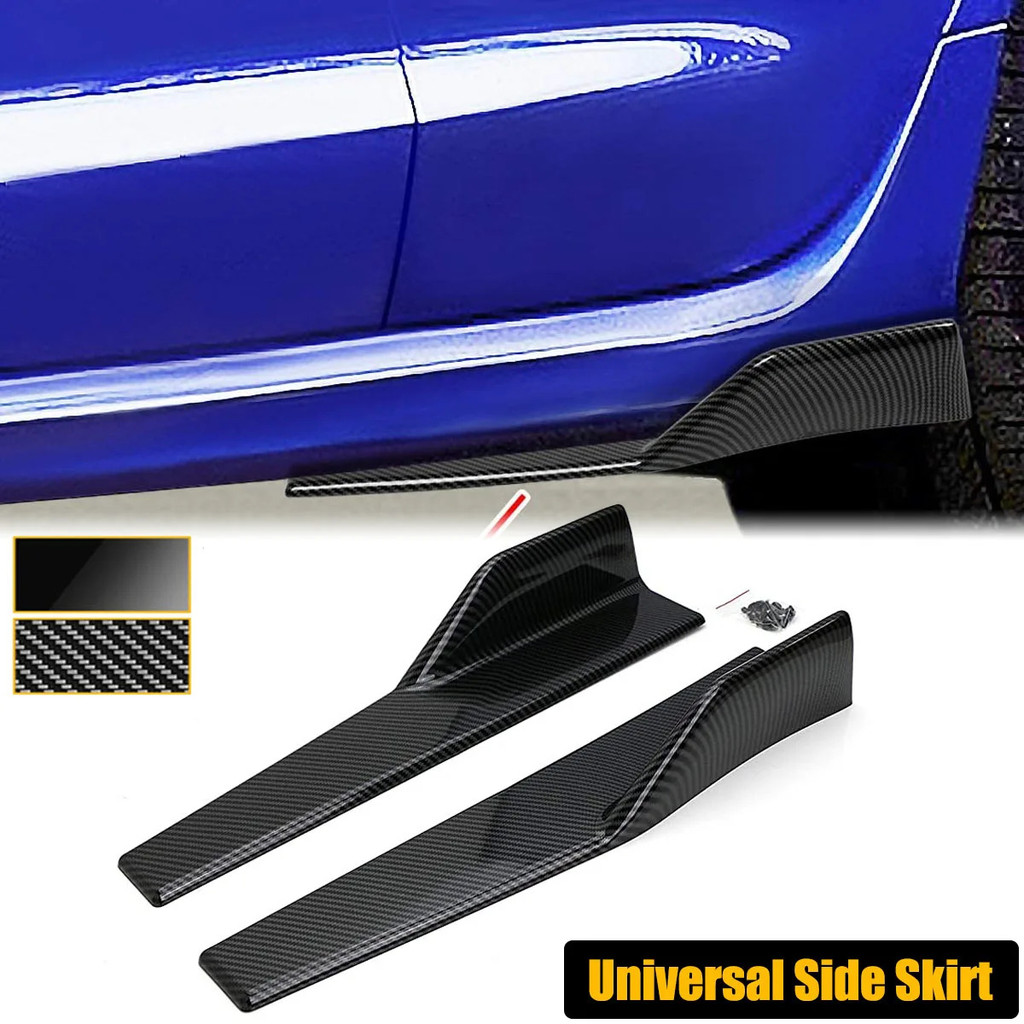 45cm Universal Rear Side Skirt Winglet Diffuser For BMW E36 E87 E81 F20 F21 F31 F11 E61 E60 E63 F01 