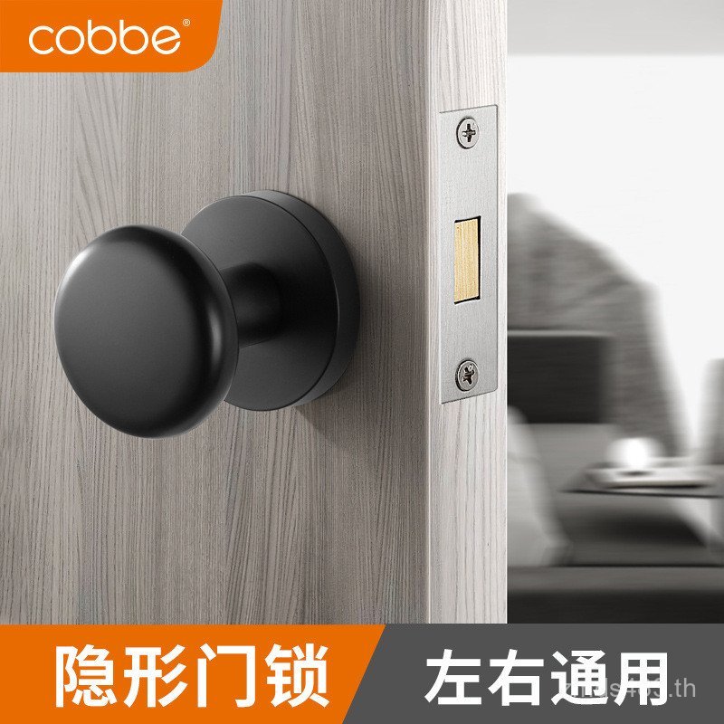 ล็อคประตู ล็อคด้านเดียว รูกุญแจ สติกเกอร์แบนล็อคประตูที่ล็อคมืดซ่อนประตูที่มองไม่เห็นผนังพื้นหลังสีด