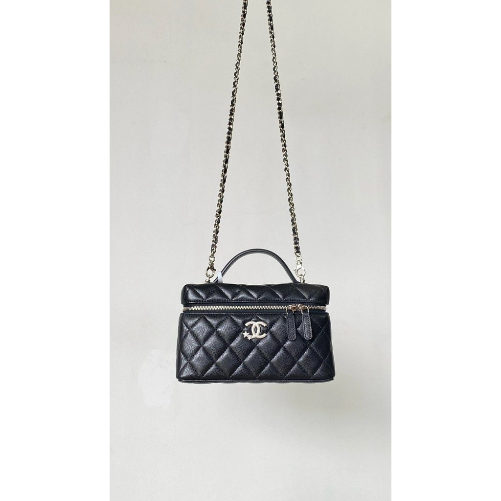CHANEL Star Diamond Buckle Lp Bag Caviar Big Bag Womens Bag Hand Bag Big
