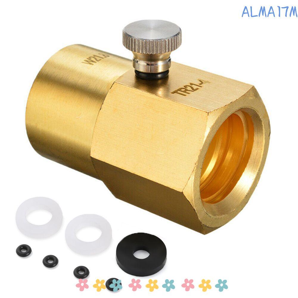 ALMA1 CO2 อะแดปเตอร์เชื่อมต่อชุด Homebrew Regulator กระบอกเติม Adaptor สําหรับ Sodastream