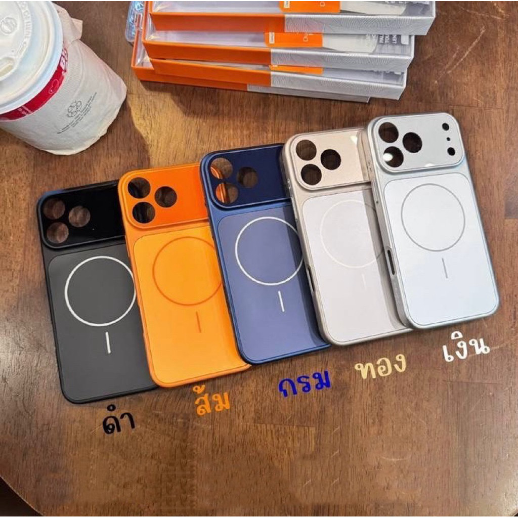 เคส งานกล่อง พรีเมี่ยม IPHONE - 13 13PM 14 14PM 15 15PM 16 16PM 17 17air 17pro 17PM