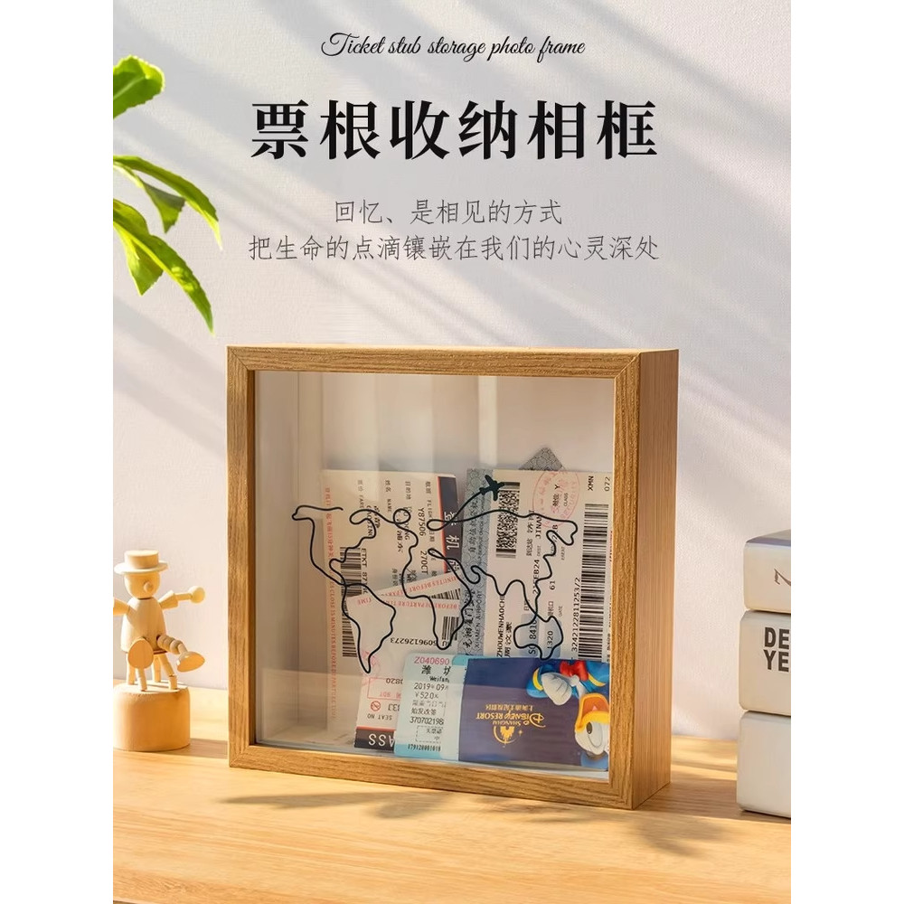 บี. บี. Ticket Stub ที่เก็บที่ระลึกกรอบรูป Travel Time Fragment Concert Ticket Ticket Ticket Movie B