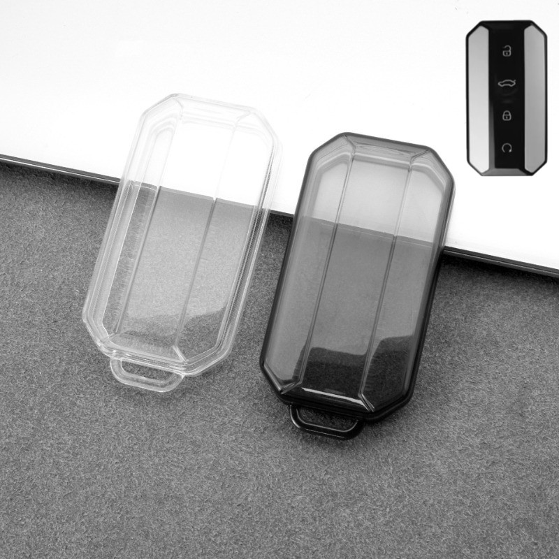 เหมาะสําหรับ Chery Jaecoo 5 EV รถยาวกรณี Jaecoo J5 EV Key Case Jaecoo J5 EV Cleary Soft TPU พวงกุญแจ