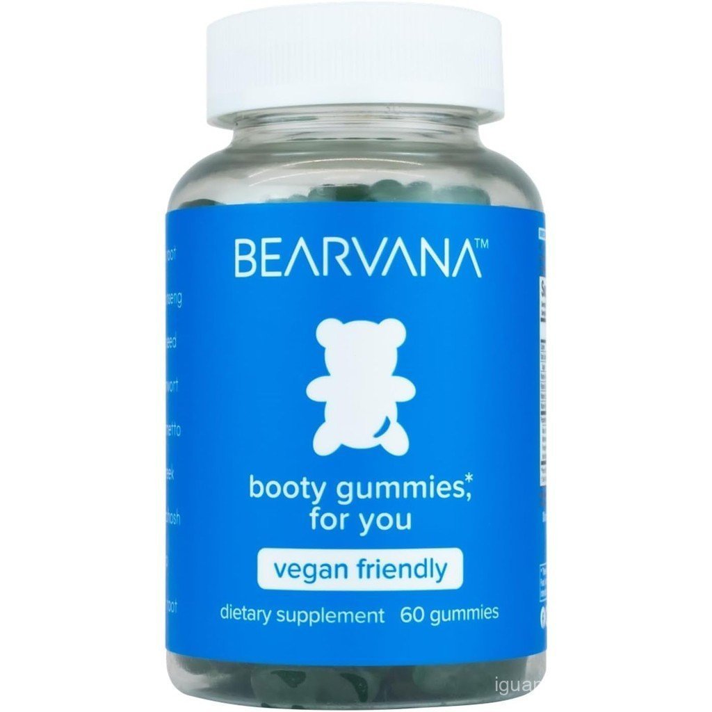 BEARVANA Peach Support Gummies for Women | Fitness Supplement | Boost Confidence | 9 Herbal Extracts