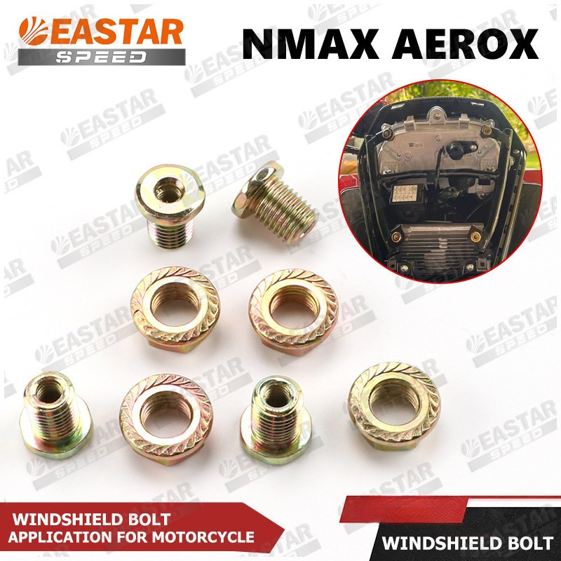 สลักเกลียวกันชน ด้านใน สําหรับ Nmax/Aerox จํานวน 4 ชิ้น ต่อชุด
