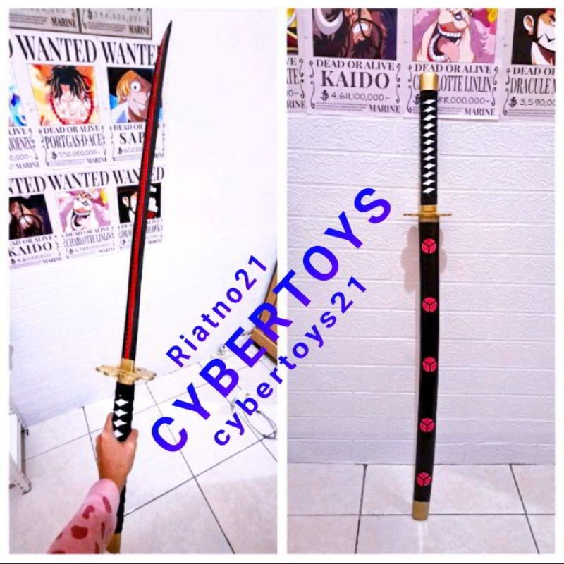 BEST Katana Kayu sushui Zoro อะนิเมะ one piece คอสเพลย์ Roronoa