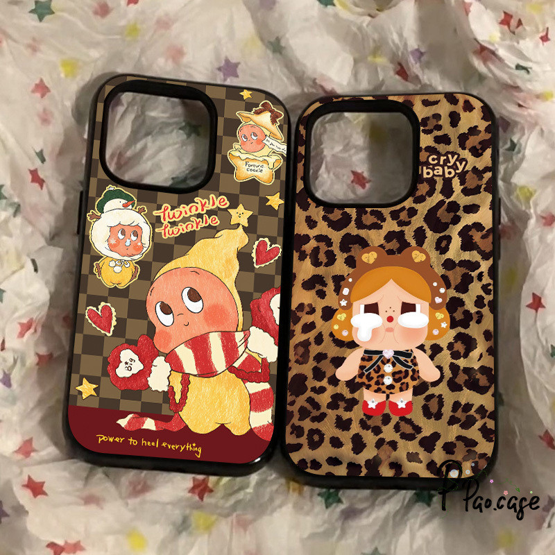 สำหรับ IPhone 17 16 AIR 15 13 11 12 14 Pro Max XR XS X 15 16 14 7 8 Plus กระพริบตาดาวกระพริบตาน่ารักพิมพ์กรณีเด็กร้องไห้