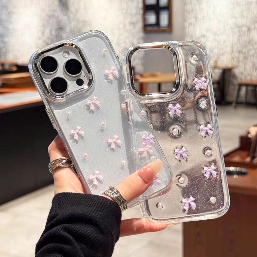 YKCS 0631 SOFT CASE HP 3D Silver Glitter RELME C51 C53 C61 NOTE 60 NARZO 50 5G SOFTCASE TIMBUL