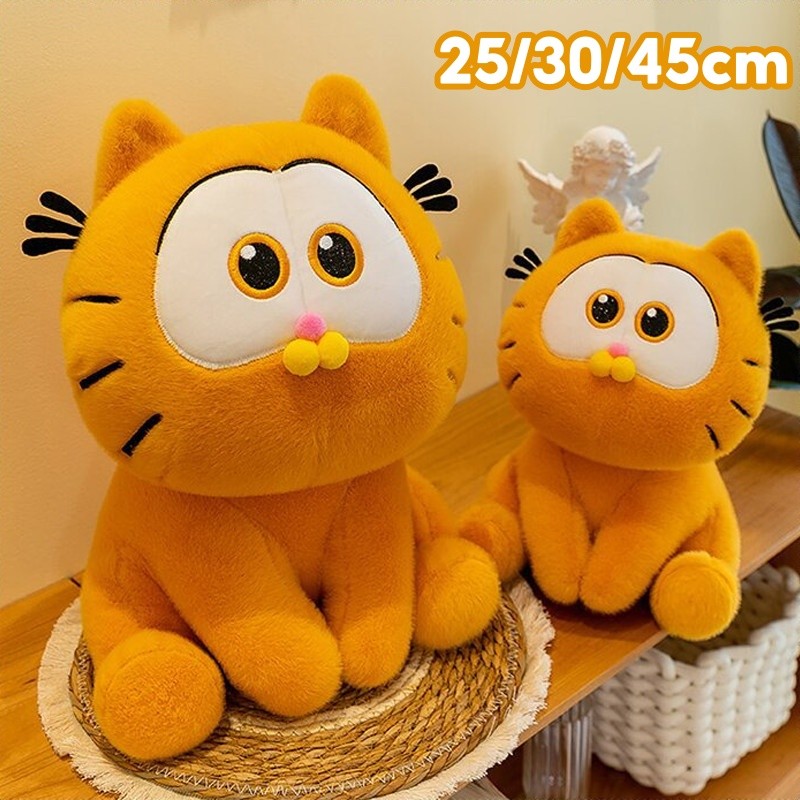COD🐱25/30/45 ซม.ตุ๊กตาแมว ขนฟูน่ารักนุ่มนิ่ม ของเล่นเด็ก ของขวัญวันเกิด