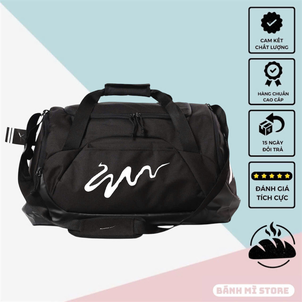 NK CLASSIC กระเป๋ากีฬาเปล่า กระเป๋ายิมเดินทางสําหรับเสื้อผ้ากันน้ํา ขนาดใหญ่ 50*28*6 Cm BREAD STORE 