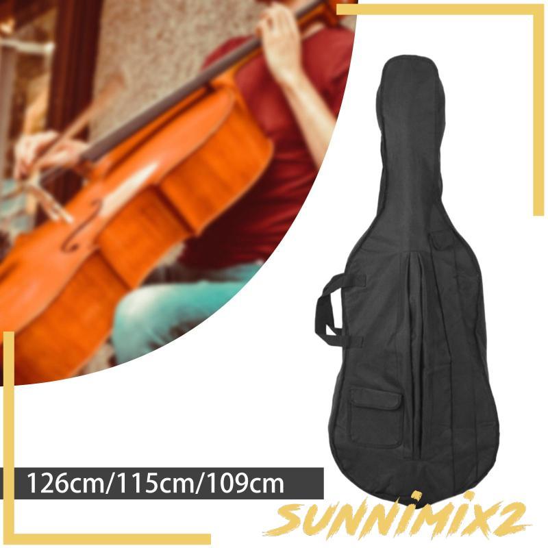 [Sunnimix2] กระเป๋า Cello ผ้า Oxford, ฝาครอบ Cello พร้อมสายหลัง, ตัวป้องกัน Cello, Cello