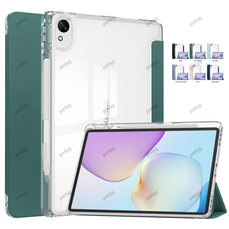 Funda สําหรับ Huawei MatePad 11.5 2026 2025 TXZ-W09 TXZ-W10 11.5 นิ้ว Clear TPU แท็บเล็ตพร้อมผู้ถือป