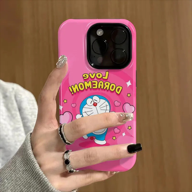 เคสโทรศัพท์แบบแข็งสองชั้นกันกระแทกสไตล์อินน่ารักTinkerbell Catใช้งานร่วมกับiPhone 17PROMAX 16/17PRO 15PROMAX XR 16PLUS 17AIR 17 11 14 12 13 15 16 PROMAX 7/8PLUS XSMAX - รูปที่ 2