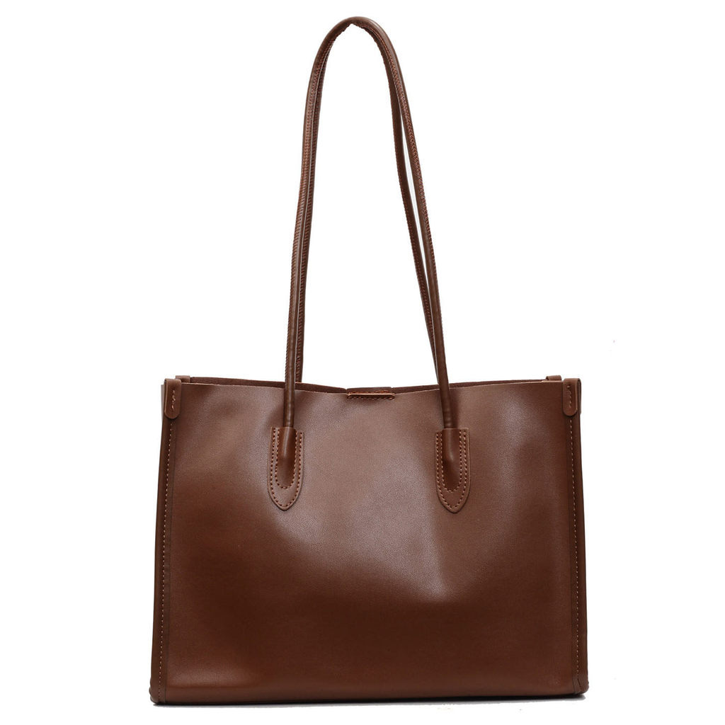 กระเป๋าโท้ทความจุขนาดใหญ่ ออกแบบใหม่สำหรับฤดูใบไม้ร่วงปี 2025 น้ำหนักเบาทามแฟชั่นสำหรับผู้หญิง ใช้งานได้หลากหลายโอกาส - รูปที่ 3