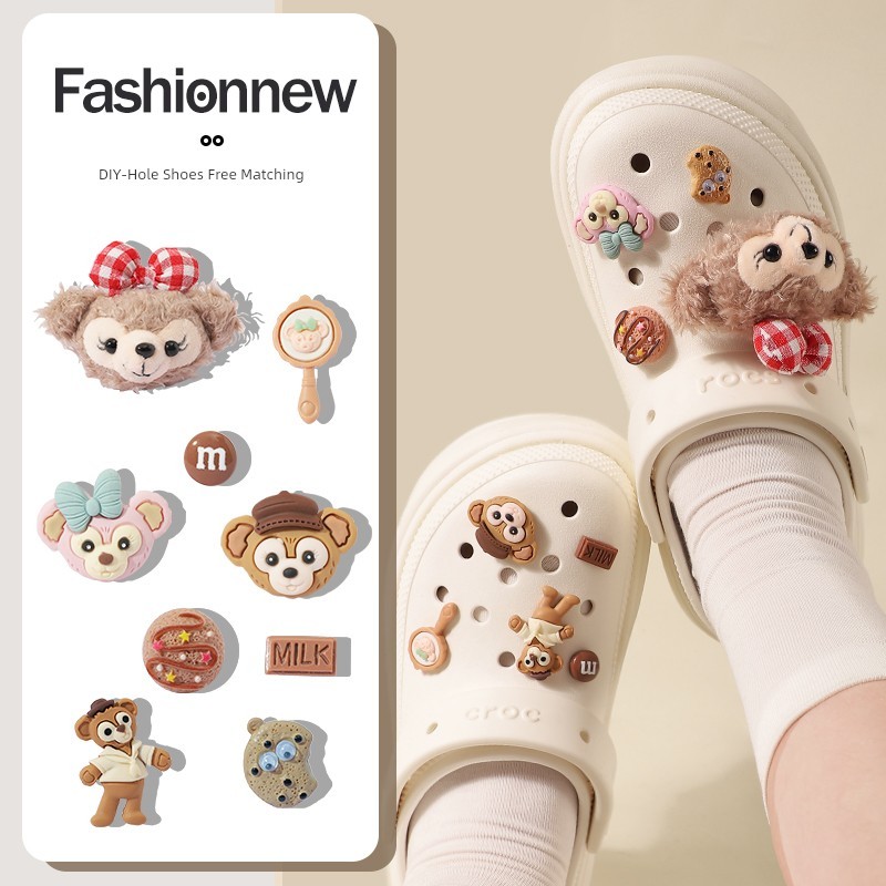 jibbitz crocs ของแทั jibbitz crocs Crocs รองเท้าสำหรับผู้หญิงแบบพรีเมียม