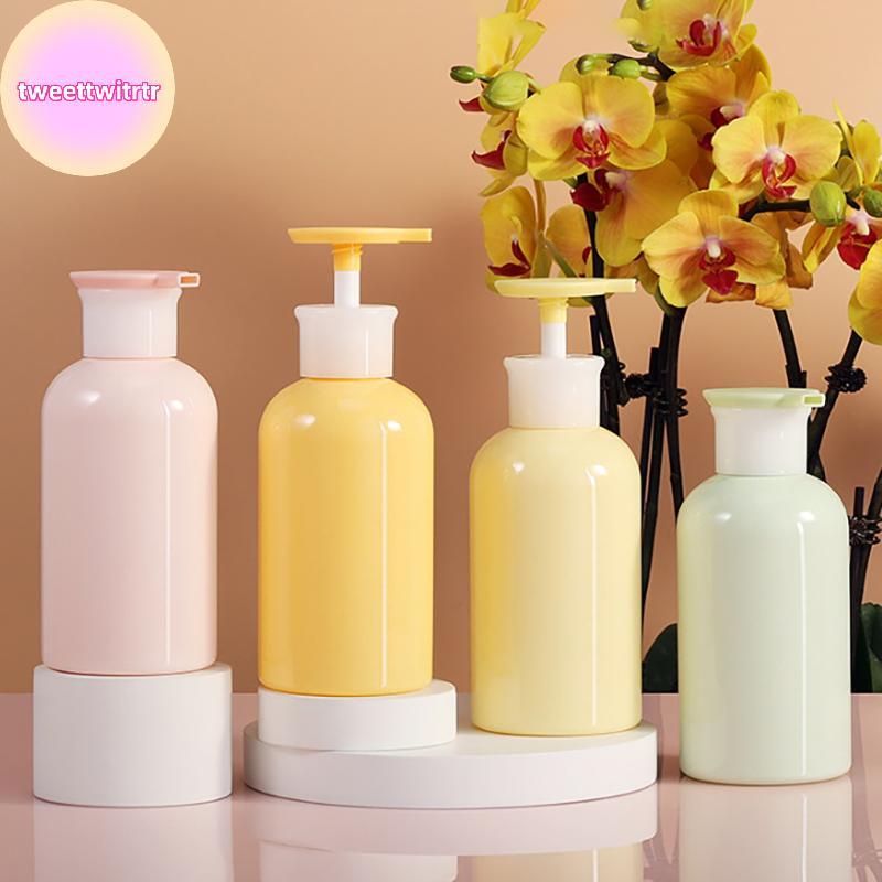 TRWITR 300ml พลาสติกเปล่าปั๊มโลชั่นแชมพูขวด High-End เครื่องสําอางขวดรีฟิลกล่องเก็บห้องน้ํา TH