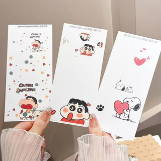 การ์ตูนน่ารักเลนส์ป้องกัน & Sparkle Back Film Kit สําหรับ iPhone 17 Pro/17 Pro Max Ultra Thin Color Film Set