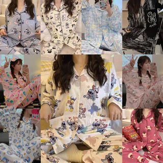 H-PJs ชุดนอนเเฟชั่นใหม่ เกาหลี ลายการฟฟิกน่ารัก มีหลายลายให้ได้เลือกใส่ เนื้อผ้าคุณภาพดีใส่สบายสินค้าพร้อมส่ง ฟรีไซร์