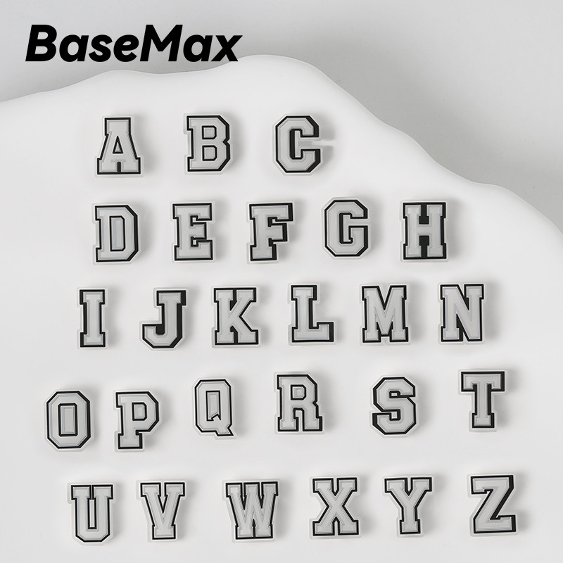daddy jibbitz missyp jibbitz BASEMAX อุปกรณ์เสริมสำหรับCrocs ตัวอักษรภาษาอังกฤษและดอกไม้ DIY สำหรับต