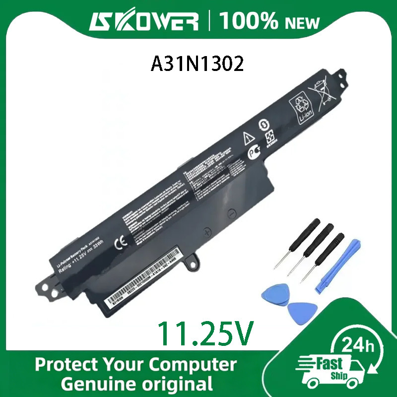A31N1302 แบตเตอรี่แล็ปท็อปสําหรับ ASUS VivoBook X200CA X200MA X200M X200LA F200CA X200CA R200CA 11.6