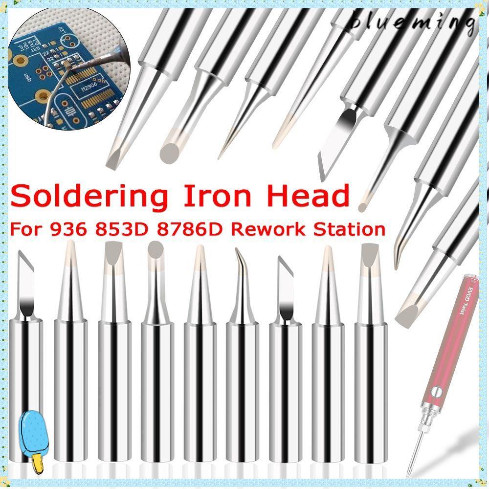 BLUEMING 10pcs หัวแร้ง 2.4D BI 3C K 60W 900M Series สําหรับ 936 853D 8786D Rework Station