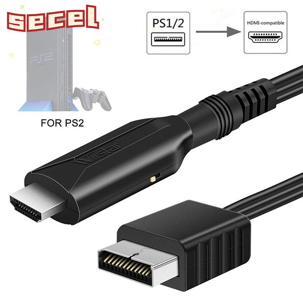 SECEL PS2 เป็นอะแดปเตอร์ HDMI PC HDTV สาย Full HD Adapte HD Converter PS2 เป็น HDMI-compatibale