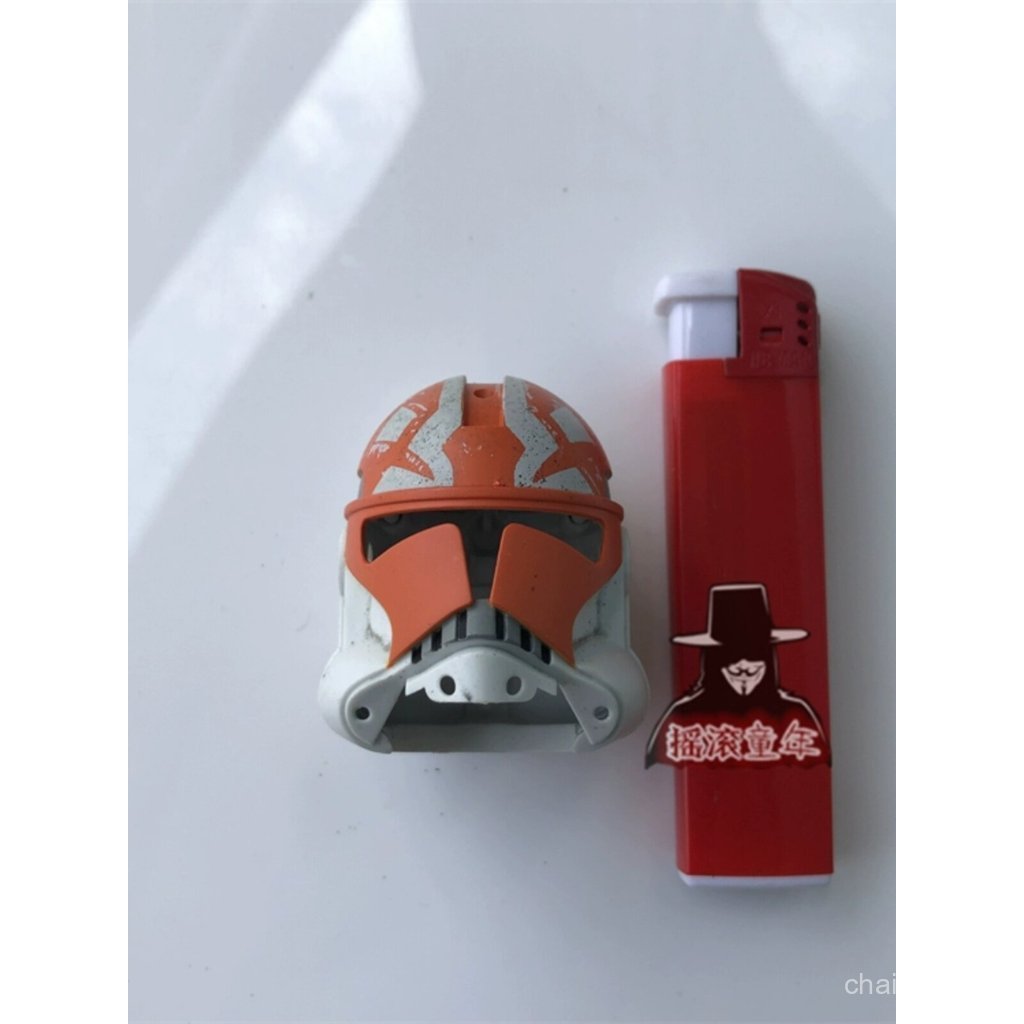 Ht Star Wars Clones 501 Ahsoka 332 Force Helmet Head Sculpture 40cm Movable Soldier Doll สินค้าจํานว