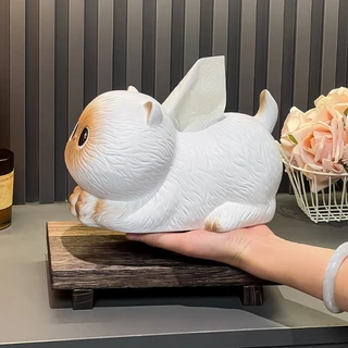 COD กล่องทิชชู่ กล่องใส่ทิชชู่ แมว น่ารัก ตกแต่งบ้าน ของขวัญ แมวสยาม การ์ตูน เดสก์ท็อป ดีไซน์มินิมอล