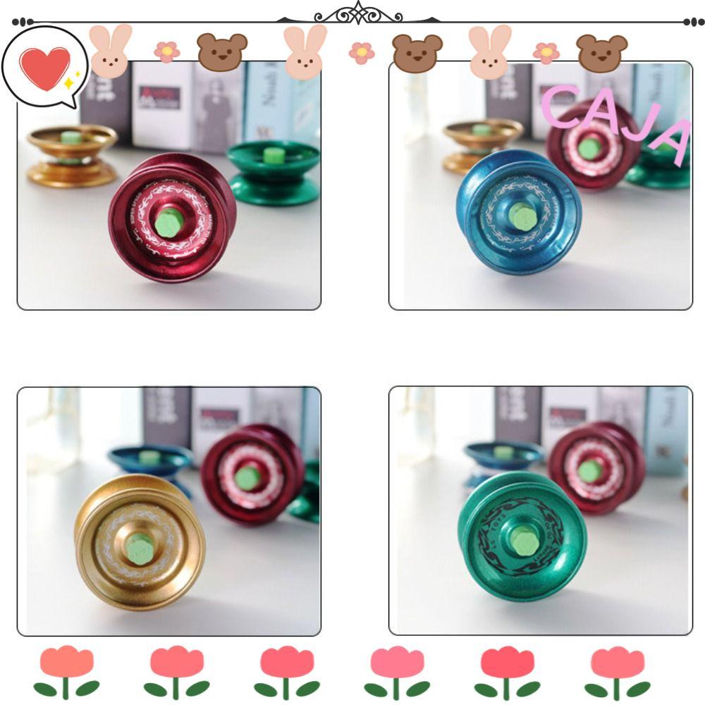 CAJA1 1A Yoyo Ball, Alloy Beginner Yoyo Toys, Simplicity ทนทาน Anti Drop Concentration Dead Sleep Yo