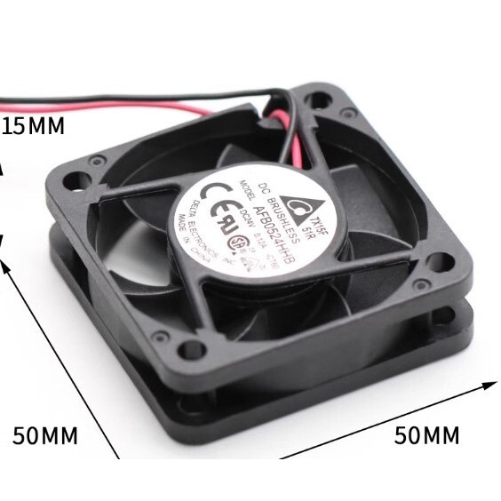 Delta AFB0524HHB/MB/HB/HHD/VHD/HD 24V 5 ซม.อินเวอร์เตอร์พัดลมระบายความร้อน