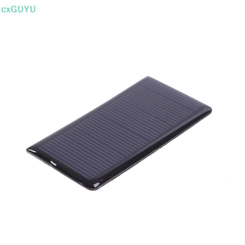 [cxGUYU] แผงโซล่าเซลล์ 1 ชิ้น 5V 60MA สําหรับการชาร์จแผงโซลาร์เซลล์ขนาดเล็กและไฟฟ้าการผลิต PRTA