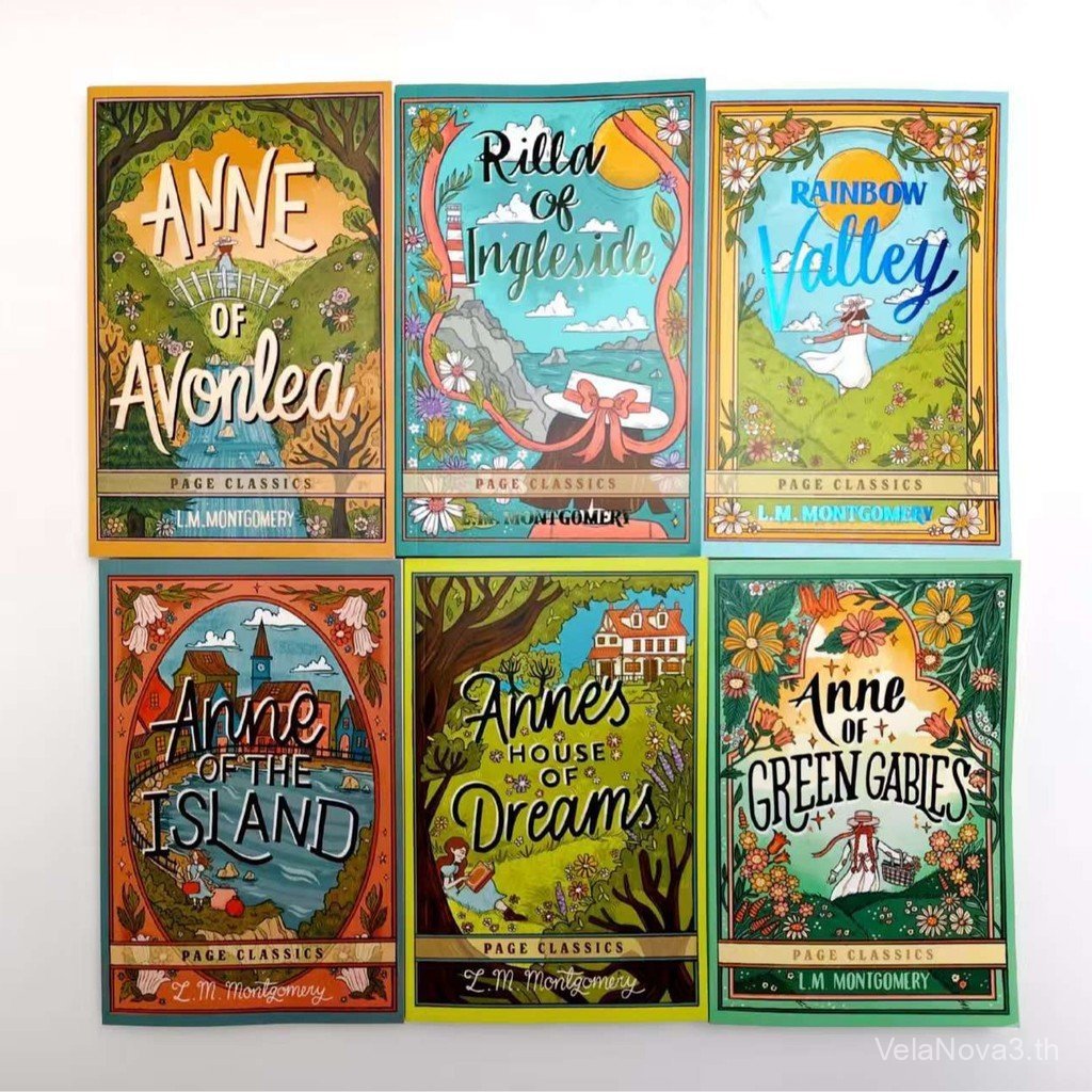 เวอร์ชันภาษาอังกฤษ Anne of Green Gables Anne of Green Gables Anne of Green Gables Series 6 เล่มชุดคล
