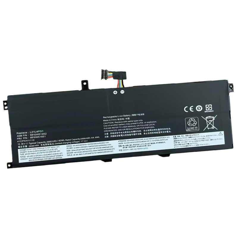 Compatible with Lenovo TP00137A L21L4PG1 L21D4PG1 laptop battery