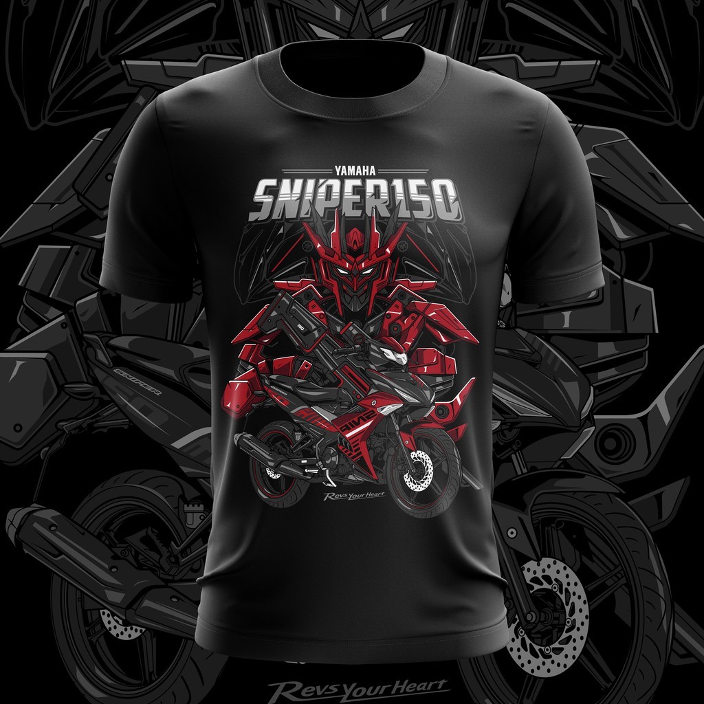 Yamaha Sniper 150 Short Sleeve Casual Graphic Tees