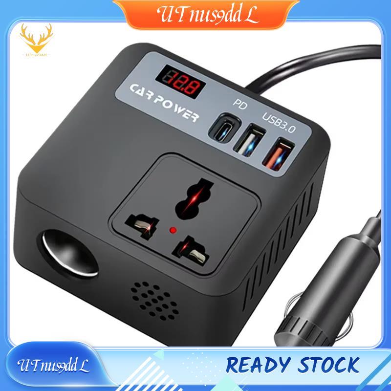 [UTnus9ddL] DC24V to 220v Car Charger Truck Multi-Function Car Inverter Car Power Board Converter DC