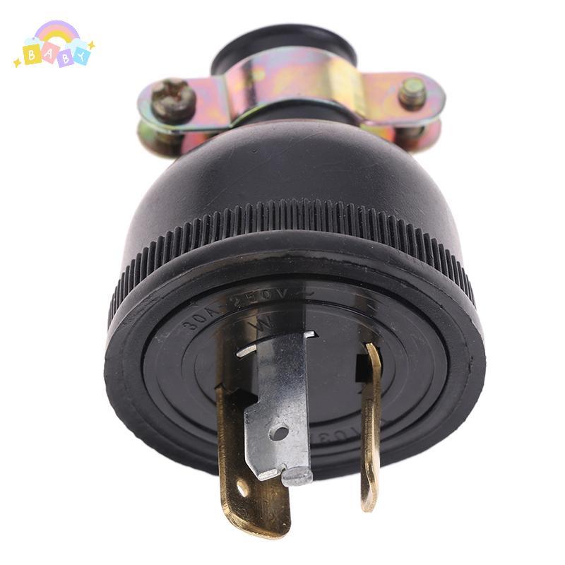 [BB-t] ปลั๊กเครื่องกําเนิดไฟฟ้า 2.5KW ปลั๊กป้องกันหลวม 168f/170f ปลั๊กสามขั้วป้องกัน GX160 ใหม่