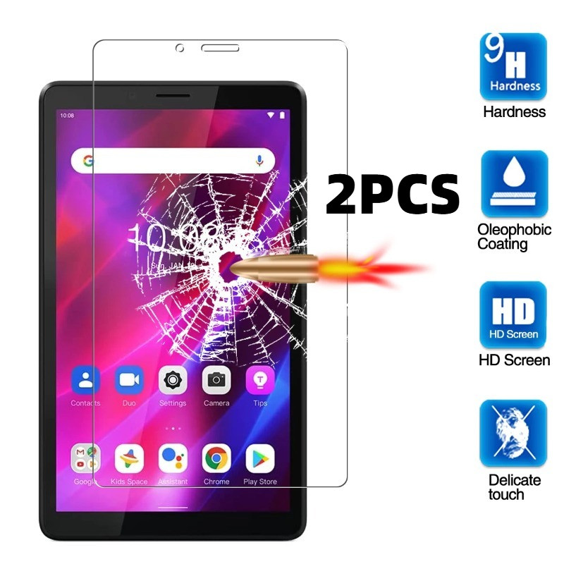 1-2 ชิ้นป้องกันหน้าจอสําหรับ Lenovo Tab M9 M8 M7 4th 3th Gen แท็บเล็ตกระจกนิรภัยป้องกันฟิล์มสําหรับ 
