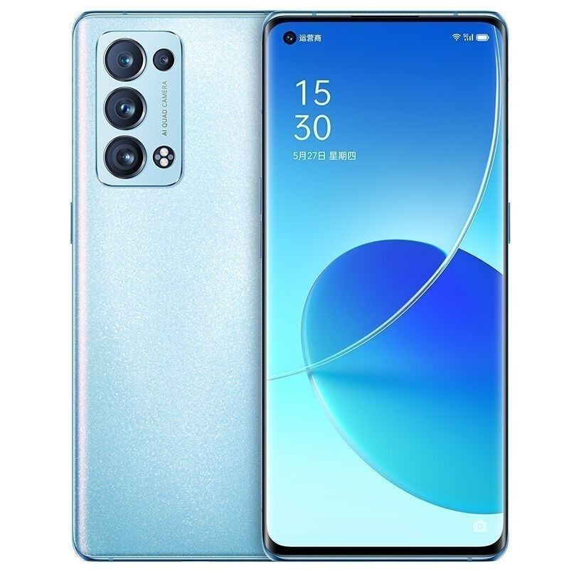 OPPO โทรศัพท์มือถือมือสอง Full Netcom Reno6Pro+Snapdragon 870 Reno4 นักเรียนราคาถูกเกมโทรศัพท์มือถือ