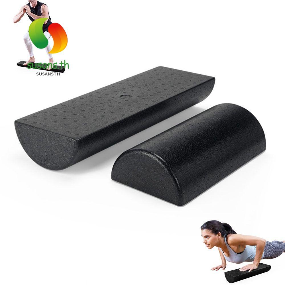 ลูกกลิ้งนวดโยคะ ซูซาน ขนาด 30/45/60 ซม., EPDM Foam, พกพาได้ง่ายสำหรับทั้งผู้หญิงและผู้ชาย