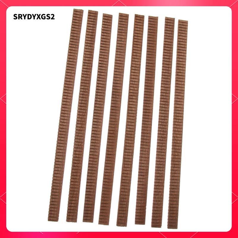[Srydyxgs2] 8 ชิ้น Acoustic / Classical Guitar Binding Purfling Strips ขอบด้านใน