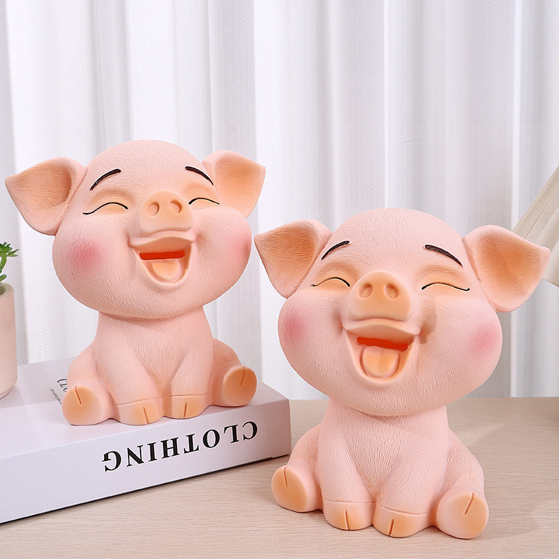กระปุกออมสินใหญ่ กระปุกออมสินหมู Piggy Bank น่ารัก Zodiac Piggy Bank Creative Piggy Bank Bank Bank B