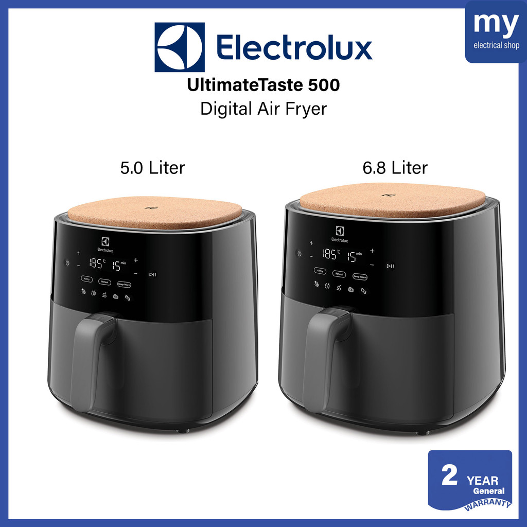 Electrolux UltimateTaste 500 Digital Air Fryer 5.0 / 6.8 ลิตร E5AF1-600P E5AF1-700P