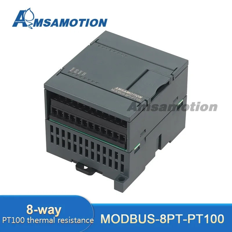 โมดูลวัดโมดูล Modbus MR2-AR8-PT100 8 PT100 0.1℃ สัญญาณความต้านทานความร้อน RS485 2 3 สาย RTD การเชื่อ