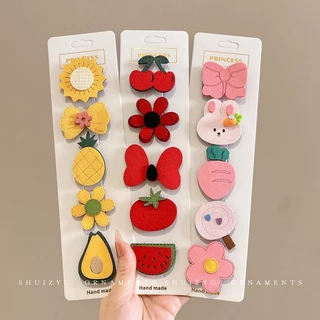 กิ๊บติดผมเด็กแบบเหนียว Velcro น่ารัก